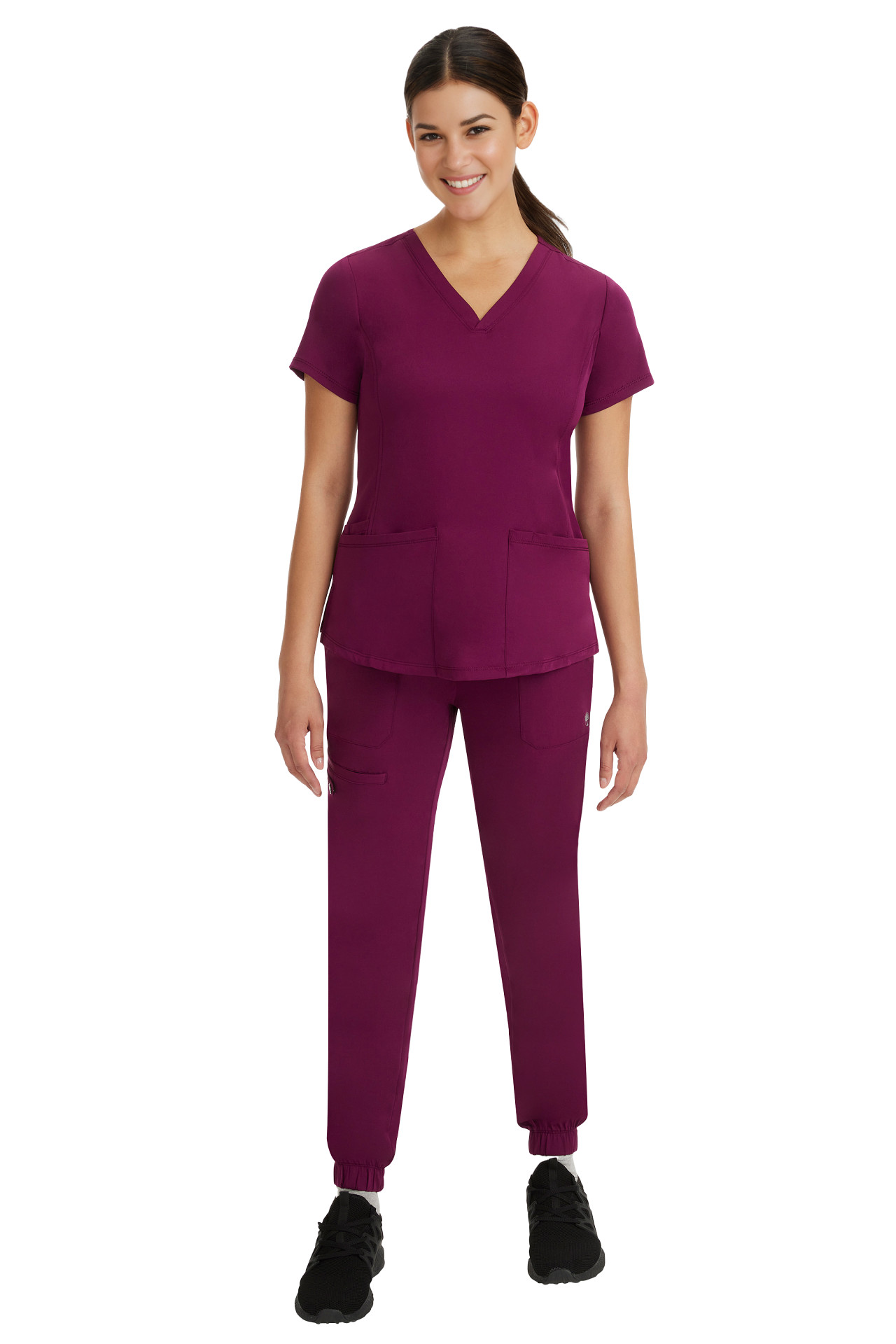 HHE2500WIL Ženska bluza HHE2500 bordo vel. L