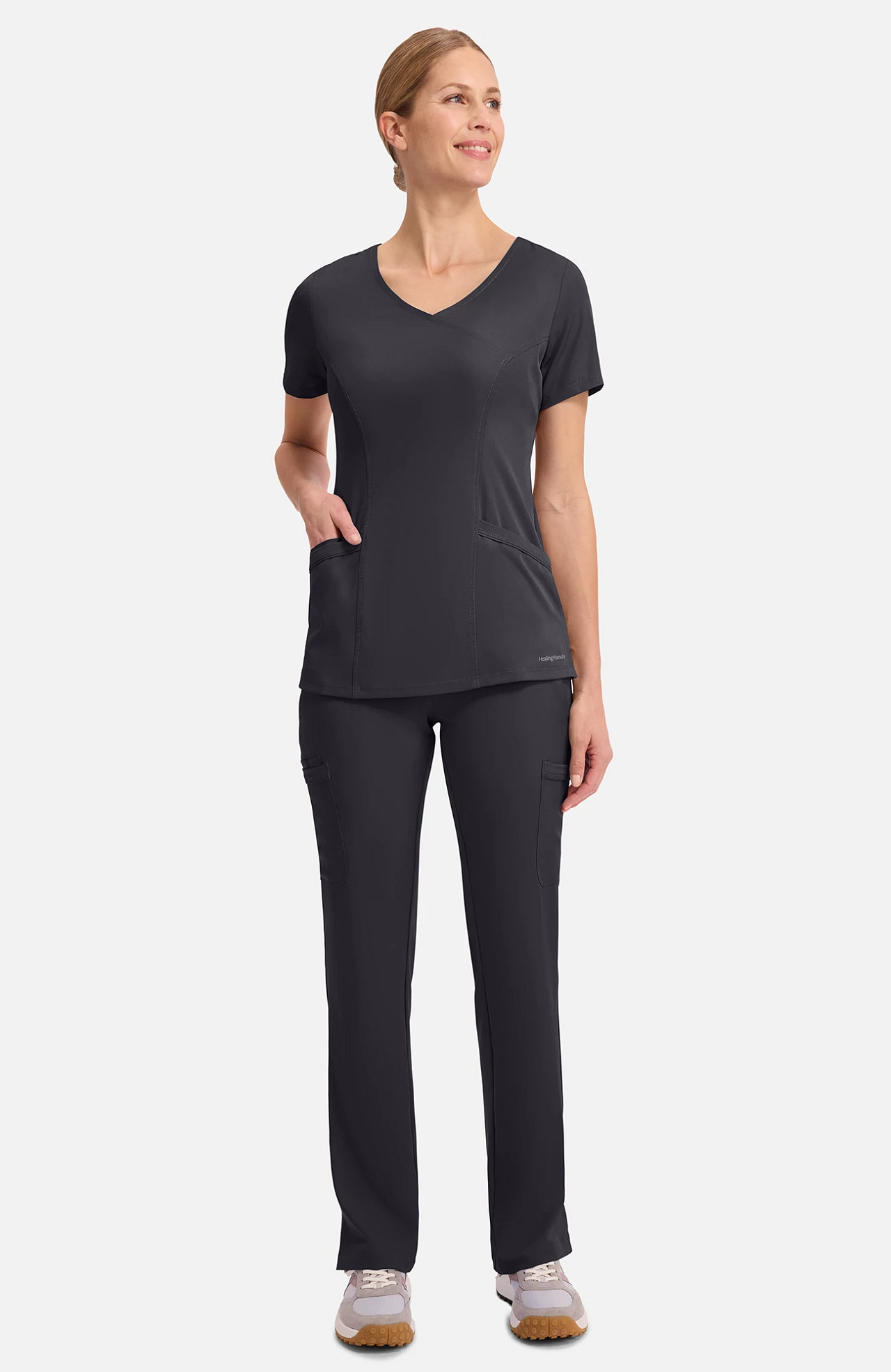 HHE2525PWM Ženska bluza HHE2525 tamno siva vel. M