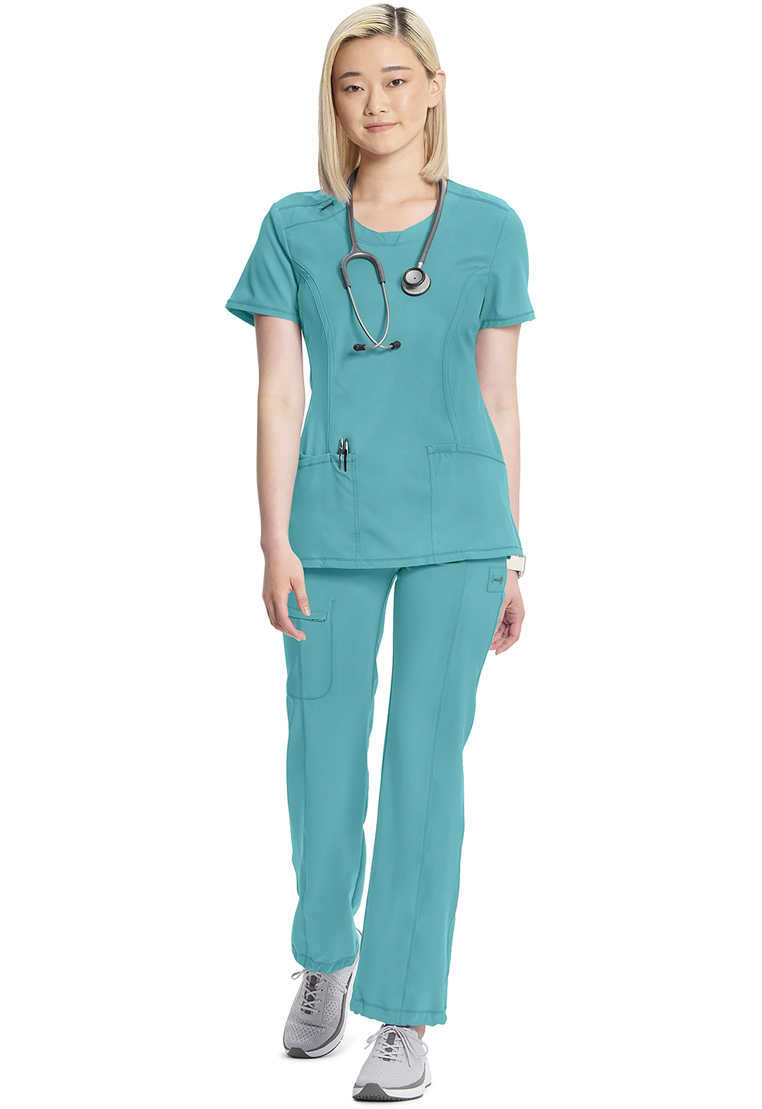 CKE2624ACBL Ženska bluza CKE2624A karipsko plava vel. L