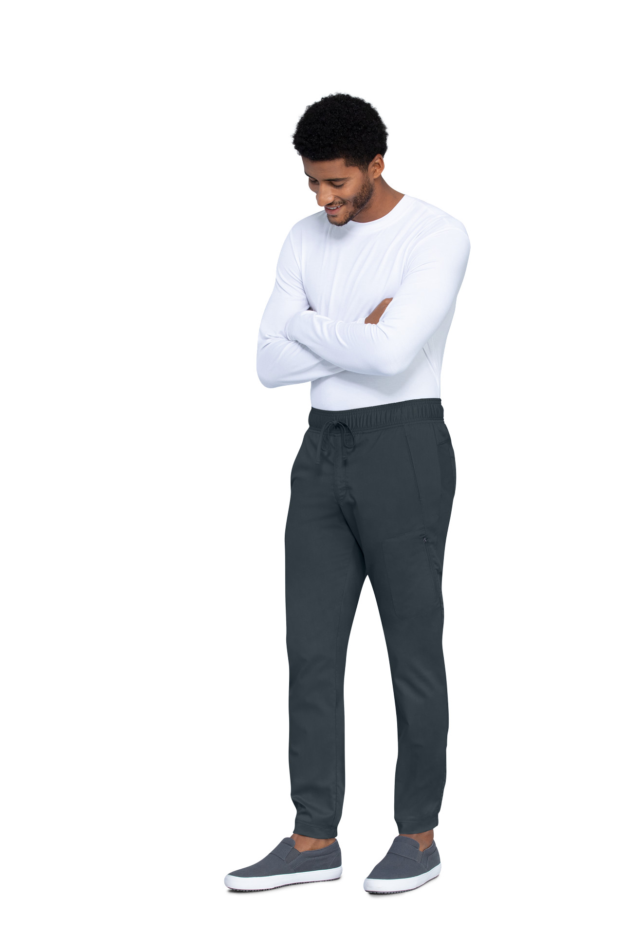 WWE012PWXXS Muške hlače WWE012 tamno sive vel. XXS